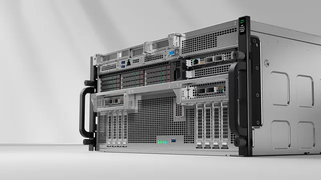 HPE ProLiant rack server front view